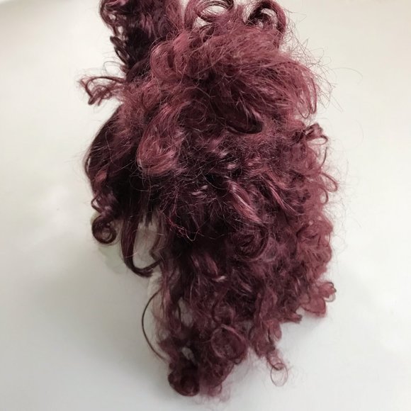 MARIO CHIDO STUDIOS Gothic Vampira Wig OS Burgundy w/Extras Halloween Costume main image 8